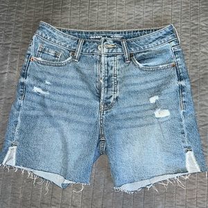 High Rise denim shorts